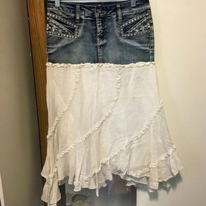 Candie’s Jean skirt
